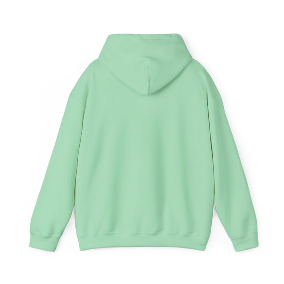 Maxine Unisex Heavy Blend™ Hooded Sweatshirt, Mint Green - 'No Pain, No Gain' Design © Maison Maxine