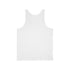 Maxine Unisex Jersey Tank - White