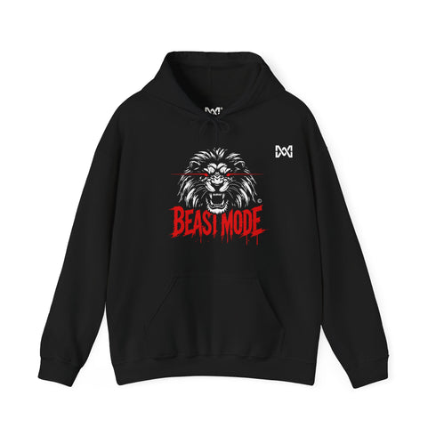 Maxine Unisex Heavy Blend™ Hooded Sweatshirt - Black, 'Beast Mode' © Maison Maxine
