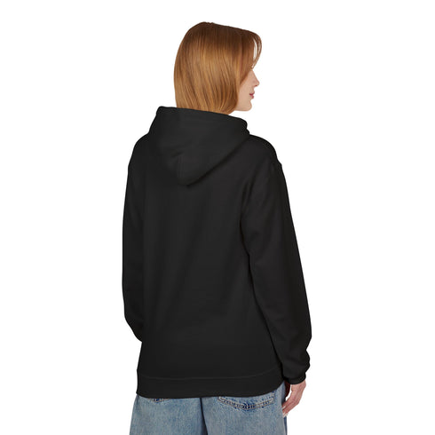 Maxine Unisex Midweight Softstyle Fleece Hoodie - Black, 'Karate Club' © Maison Maxine