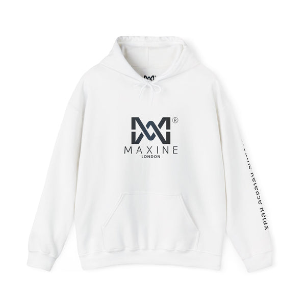 Maxine Unisex Heavy Blend™ Hooded Sweatshirt - White, Breathe Release Relax