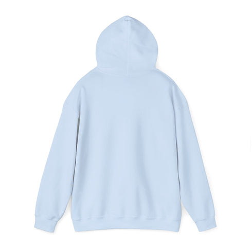 Maxine Unisex Heavy Blend™ Hooded Sweatshirt - Light Blue, 'No Pain, No Gain' © Maison Maxine
