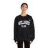 Maxine Unisex Heavy Blend™ Crewneck Sweatshirt - Black | 'Wellness Club' © Maison Maxine