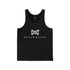 Maison Maxime Unisex Jersey Tank Top in Black