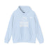 Maxine Unisex Heavy Blend™ Hooded Sweatshirt - Light Blue, 'No Pain, No Gain' © Maison Maxine
