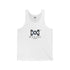 Maxine Unisex Jersey Tank - White