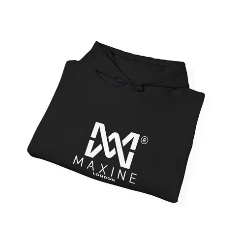 Maxine Unisex Heavy Blend™ Hooded Sweatshirt - Black, 'Breathe Release Relax'