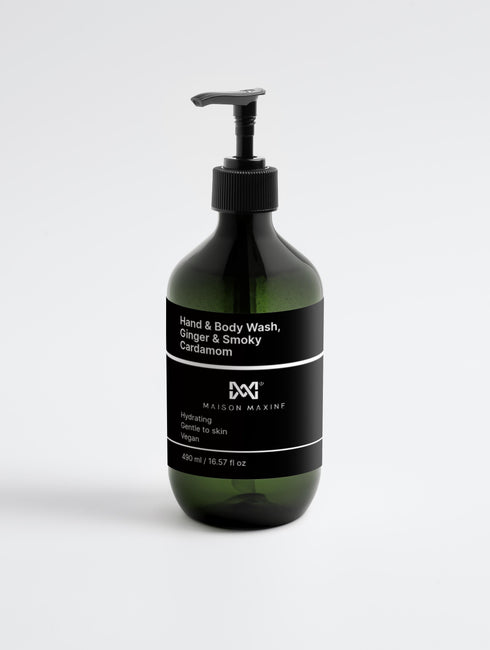 Maison Maxine Hand & Body Wash, Ginger & Smoky Cardamom
