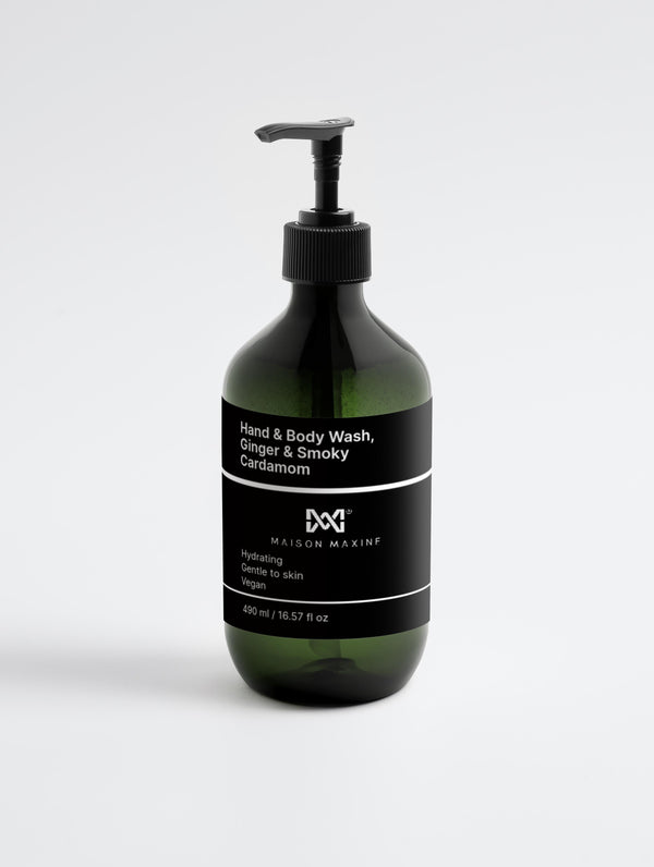 Maison Maxine Hand & Body Wash, Ginger & Smoky Cardamom