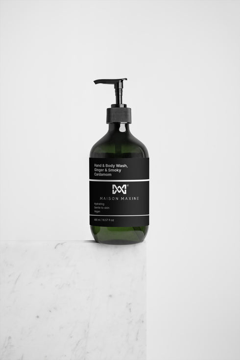 Maison Maxine Hand & Body Wash, Ginger & Smoky Cardamom
